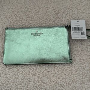 Kate Spade Green Wristlet